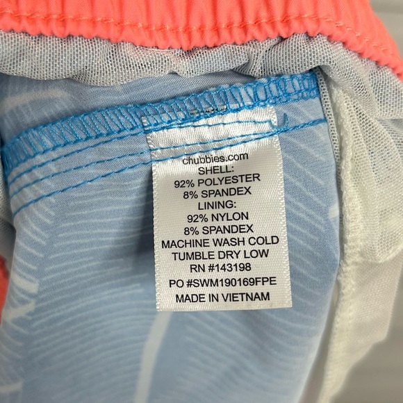 Chubbies Men’s Swim Trunks size Extra Large - Picture 7 of 7